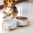 Load image into Gallery viewer, Marble Pet Bowl