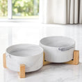 Load image into Gallery viewer, Marble Pet Bowl