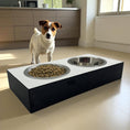 Load image into Gallery viewer, Pet Bowl – Plywood with Egger Coating: White | Black
