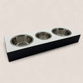 Load image into Gallery viewer, Pet Bowl – Plywood with Egger Coating: White | Black

