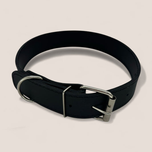 Premium Leather Dog Collar with Adjustable Fit – Genuine and Stylish