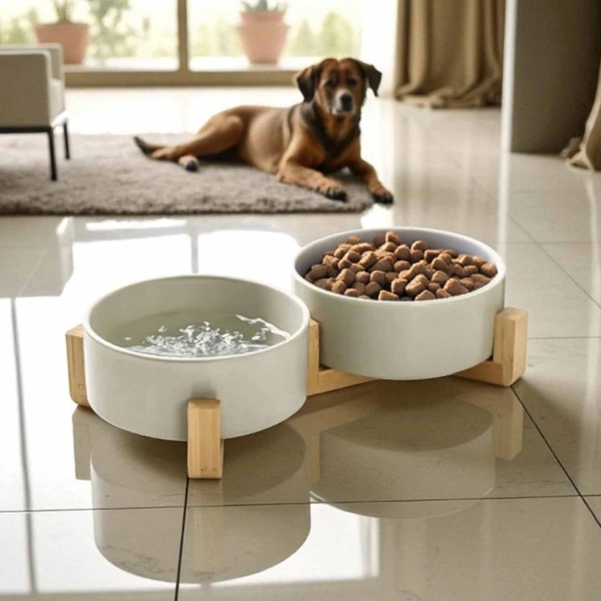 Grey Pet Bowl
